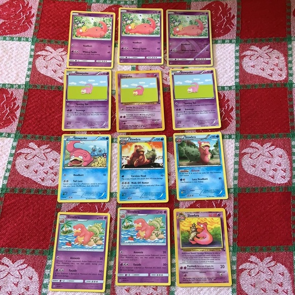 Pokemon TCG Slowpoke/Slowbro Bundle (12 Cards) - Picture 2 of 14